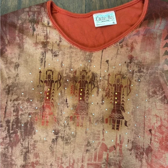 Vintage cactus bay tie dye shirt - Picture 4 of 9